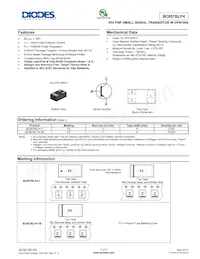 BC857BLP4-7B Datasheet Cover