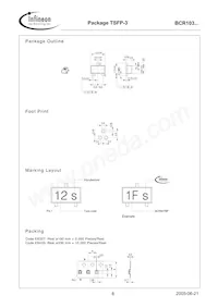 BCR 103T E6327 Datasheet Page 8