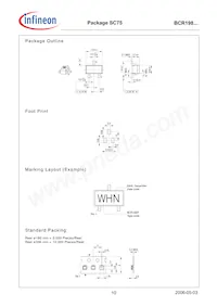 BCR 198T E6327 Datasheet Page 10