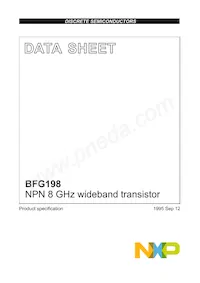 BFG198 Datasheet Cover
