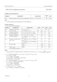 BFG198 Datasheet Page 3