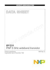 BFG31 Datenblatt Cover