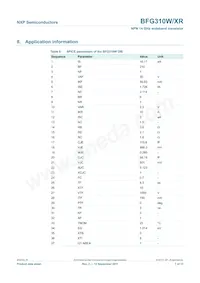BFG310W/XR Datasheet Page 7