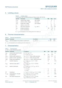 BFG325/XR Datasheet Pagina 3