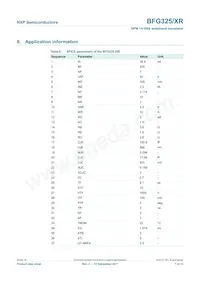 BFG325/XR Datasheet Page 7