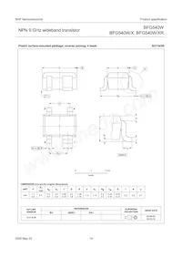 BFG540W/XR Datasheet Page 14