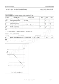 BFG590 Datasheet Page 3