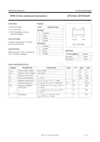 BFG93A Datasheet Page 2