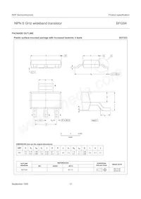 BFG94 Datasheet Page 12