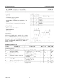 BFM520 Datasheet Page 2