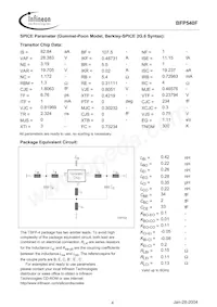 BFP 540F E6327 Datasheet Page 4