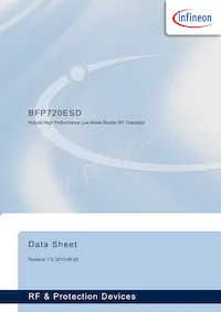 BFP720ESDH6327XTSA1數據表 封面