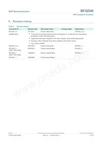 BFQ540 Datasheet Page 6