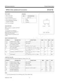 BFQ67W Datasheet Page 2