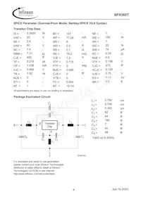 BFR 360T E6327 Datasheet Page 4