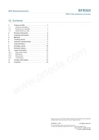 BFR505 Datasheet Page 14