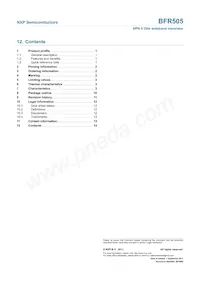 BFR505 Datasheet Pagina 14