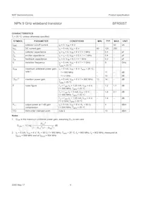 BFR505T Datasheet Page 4