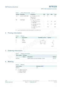BFR520 Datasheet Page 2