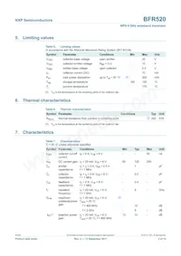 BFR520 Datasheet Page 3