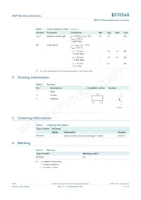 BFR540 Datasheet Page 2