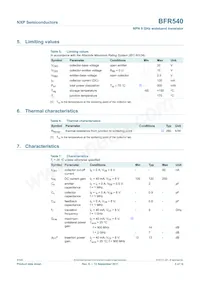 BFR540 Datasheet Page 3