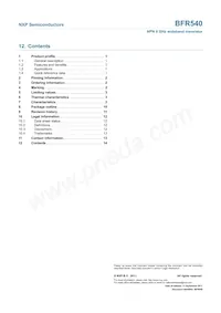 BFR540 Datasheet Pagina 14