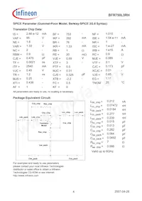BFR750L3RHE6327XTSA1 Datasheet Page 4