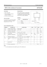 BFR92AW Datasheet Page 2