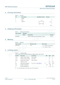 BFR93AR Datasheet Page 2