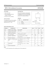 BFR93AW Datasheet Page 2