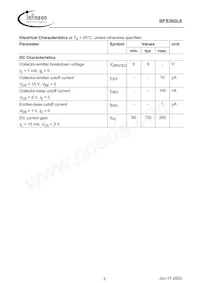 BFS 360L6 E6327 Datasheet Pagina 2