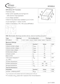 BFS 380L6 E6327 Datasheet Copertura