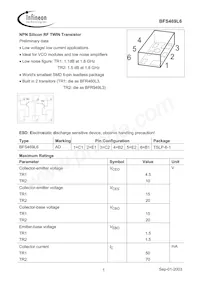 BFS 469L6 E6327 Datasheet Copertura