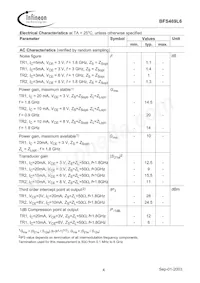 BFS 469L6 E6327 Datasheet Pagina 4