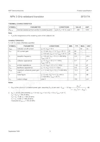 BFS17A Datasheet Page 3