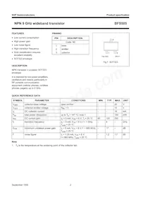 BFS505 Datasheet Page 2