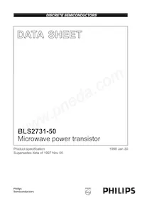 BLS2731-50 Datasheet Cover