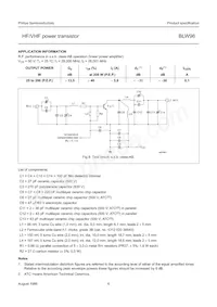 BLW96/01數據表 頁面 6