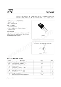 BUTW92 Datasheet Copertura