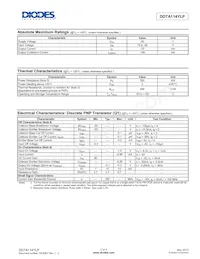 DDTA114YLP-7 Datasheet Pagina 2