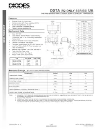 DDTA115GUA-7-F Datasheet Cover