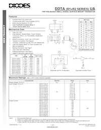 DDTA123JUA-7 Datasheet Cover