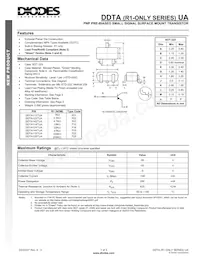 DDTA123TUA-7 Datasheet Cover