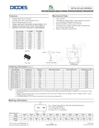DDTA124XE-7-F Datasheet Cover