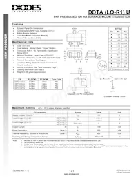 DDTA142JU-7-F Datasheet Cover