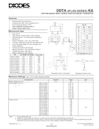 DDTA144WKA-7-F Datasheet Cover