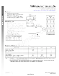 DDTC114GCA-7 Datasheet Cover