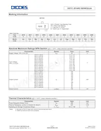 DDTC143XUA-7 Datasheet Pagina 2