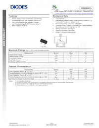 DSS20201L-7 Datasheet Cover